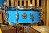PDP 5pc Concept Maple LTD Drum Set 22/14/10/12/16 - Blue Lacquer/Orange BD Hoops