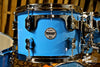 PDP 5pc Concept Maple LTD Drum Set 22/14/10/12/16 - Blue Lacquer/Orange BD Hoops