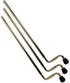 TOM LEGS, 21, ALUMINUM, GOLD (3 PK)