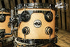 DW Collector's Series Drum Set, Hard Satin, Natural Finish with Chrome Hardware