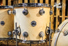 DW Collector's Series Drum Set, Hard Satin, Natural Finish with Chrome Hardware