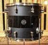 PDP 20th Anniversary Gloss Black/Matte Drum Set - 22, 10, 12, 16