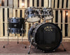 PDP 20th Anniversary Gloss Black/Matte Drum Set - 22, 10, 12, 16